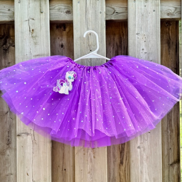 Cartoon Tutu 4 Full Layer Kid Tutu Birthday Outfit Princess Dress - Picture 4 of 5